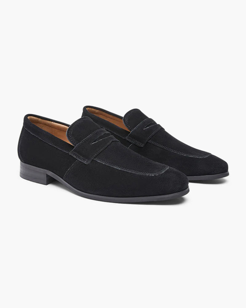 Larsen™ | Old Money Suede Penny Loafers