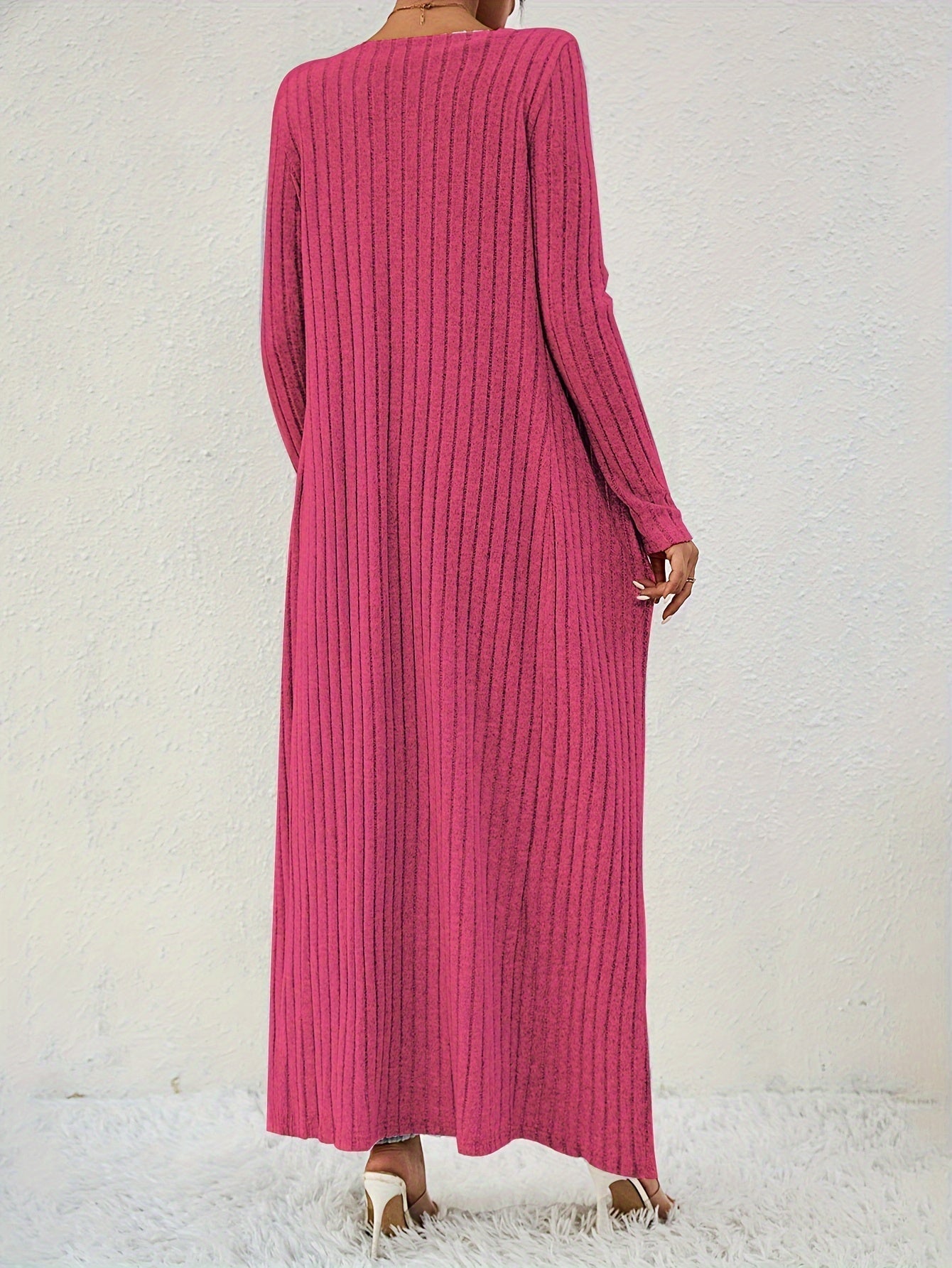 Chloé | Moderigtig ribbet crop top, langærmet cardigan og højtaljet buksesæt til kvinder | Ideelt til efterår/vinter