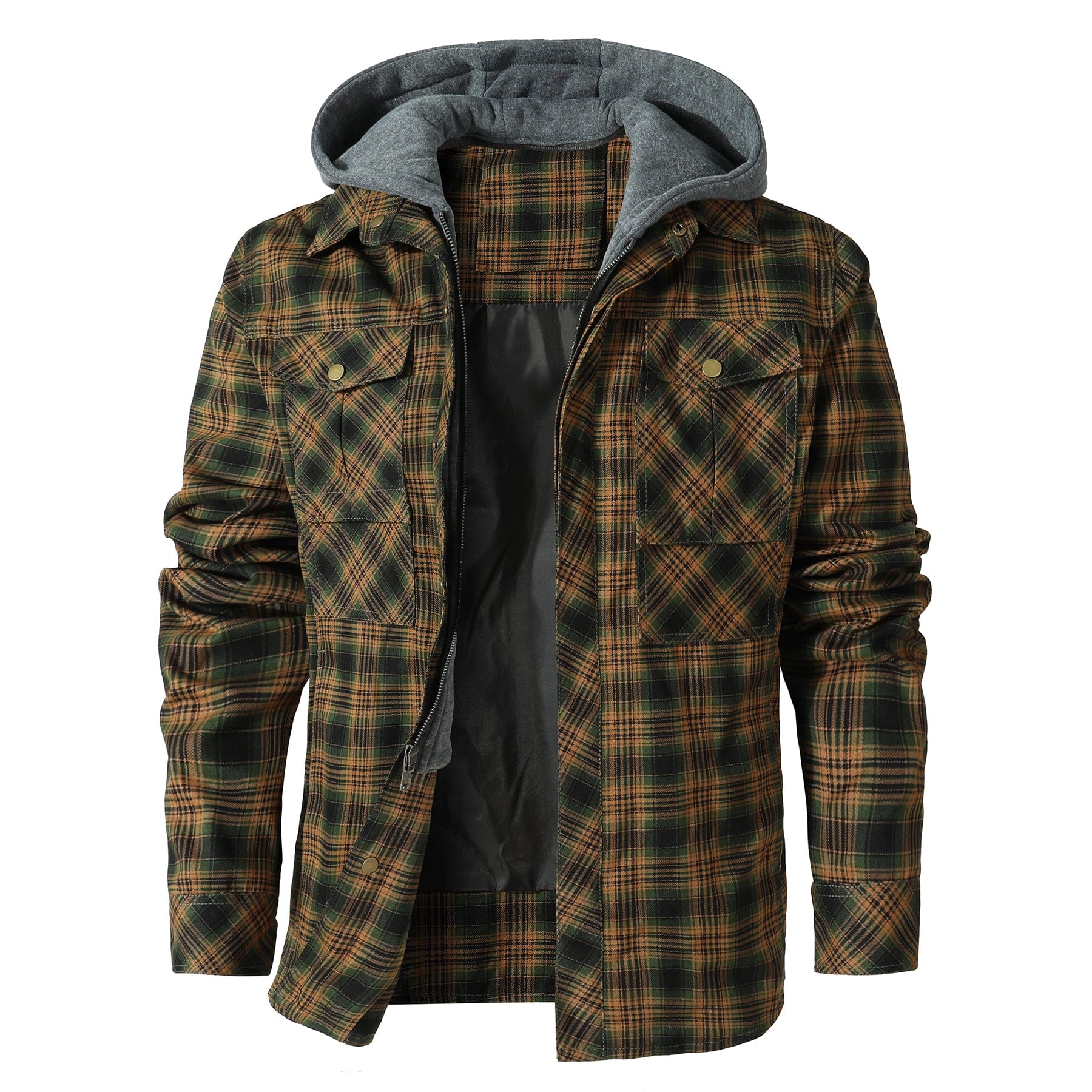 Mads Jakob | Flannel Hoodiejakke
