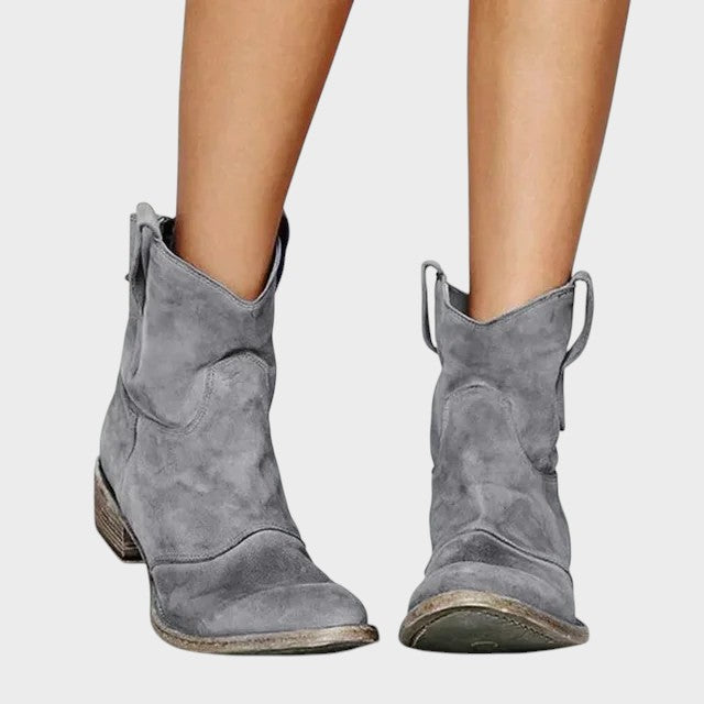 Paulina | Vintage Western Ankelstøvler