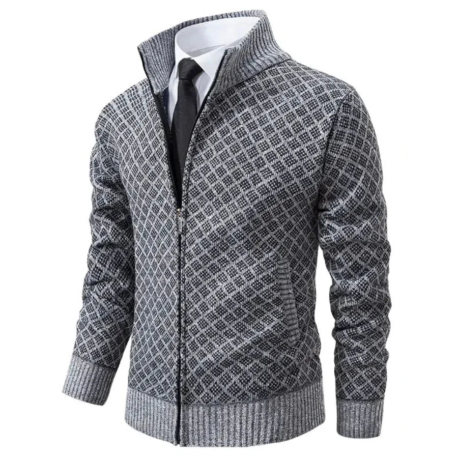 Henrik™ | Elegant cardigan med lynlås
