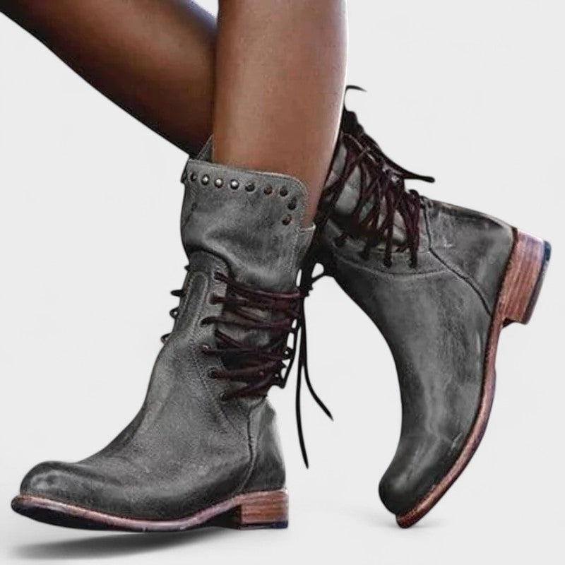 Thilde | Vintage snørestøvler