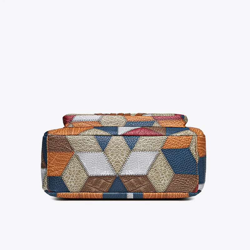 Fern Patchwork skuldertaske