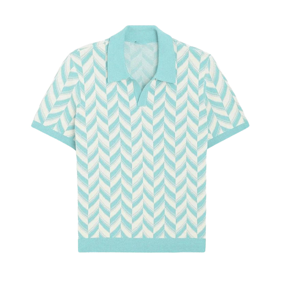 Larsen™ | Poloshirt med V-hals