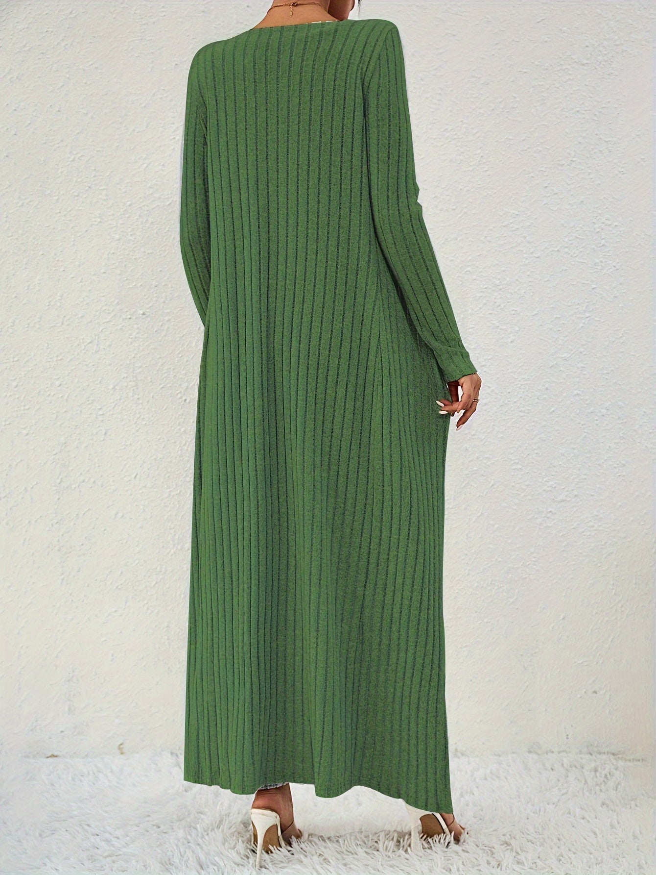 Chloé | Moderigtig ribbet crop top, langærmet cardigan og højtaljet buksesæt til kvinder | Ideelt til efterår/vinter