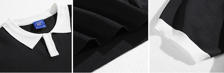 Larsen™ | Poloshirt med løse ærmer til herrer