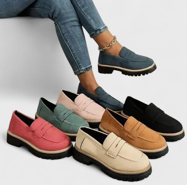 Danika | Behagelige tykke loafers sko