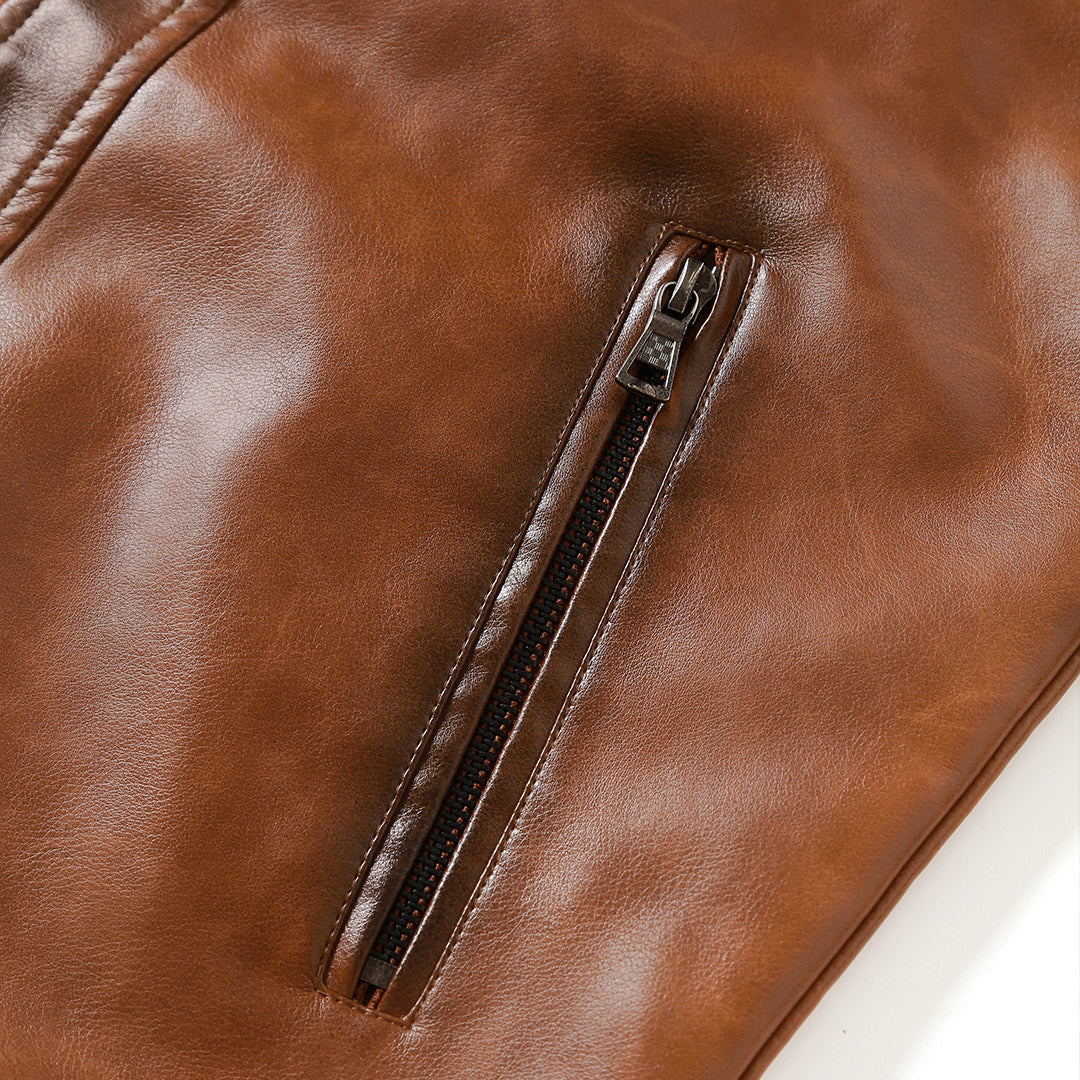 Georg™ | Roadster Læderjakke